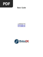 01 RoboDK Doc en Basic Guide