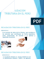 Recaudación tributaria en el Perú: impuestos, tasas y contribuciones