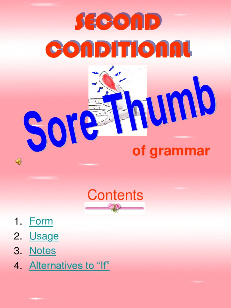 Second Conditional Grammar Guide | PDF | Sentence (Linguistics ...