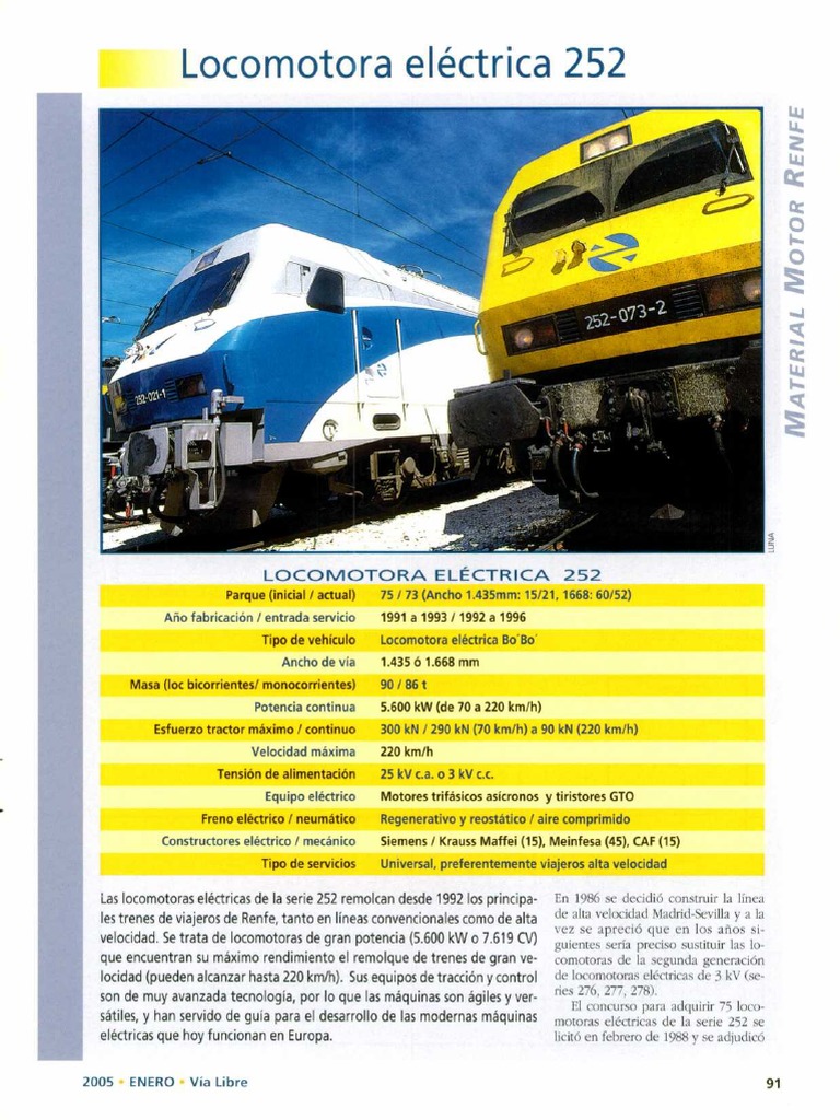 Locomotora 252 PDF | PDF