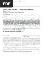 Chronic Actinic Dermatitis