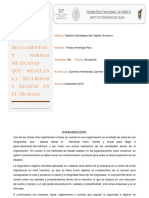 Leyes, Reglamentos y Normas Mexicanas Que Regulan La Seguridad e Higiene en El Trabajo