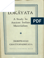 Lokayata A Study in Ancient Indian Materialism - Debiprasad Chattopadhyaya PDF