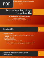 Dasar-dasar Terjadinya Komplikasi DM