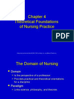 Theoretical Foundations of Nursing Practice