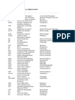 Frequently Used Medical Abbreviations