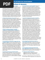 Transformer Questions & Answers: Dry-Type Distribution Transformers Dry-Type Distribution Transformers