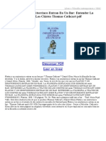 Platon Y Un Ornitorrinco Entran en Un Bar Entender La Filosofia A Traves de Los Chistes PDF