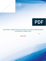 Provas CESPE Aula 28 PDF