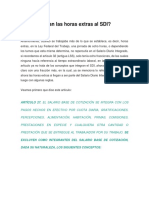 Cómo Afectan Las Horas Extras Al SDI PDF