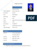 Curriculum Vitae Ganteng