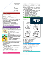 Avaliacao de Ciencias 3 Bimestre 1 Ano