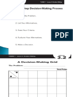 Personal Decision Making Grid