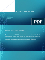 Producto de Solubilidad Con Ejemplos