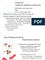 Type Ii Hypersensitivity: Antibody-Mediated Cytotoxicity: - Results When Ig or Igm Bind To Cell Surface Ag'S