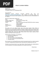 Surat Izin Tidak Masuk Kuliah