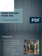 Prinsip Recovery Pasien Jiwa