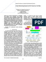 Development of A Real-Time Monitoring System For ECU Based On CAN Bus