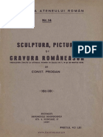 Constantin Prodan Scuptura Pictura Si Gravura Romaneasca 1937 PDF