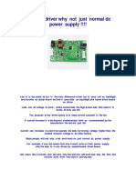 Why Led Driver Why Not Just Normal DC Power Supply !!!!