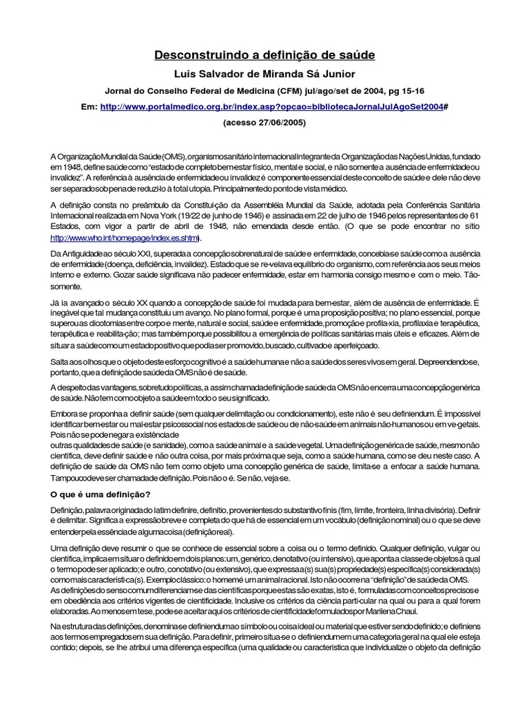 Conceito de saude oms pdf pdf defini o estado de bem estar social