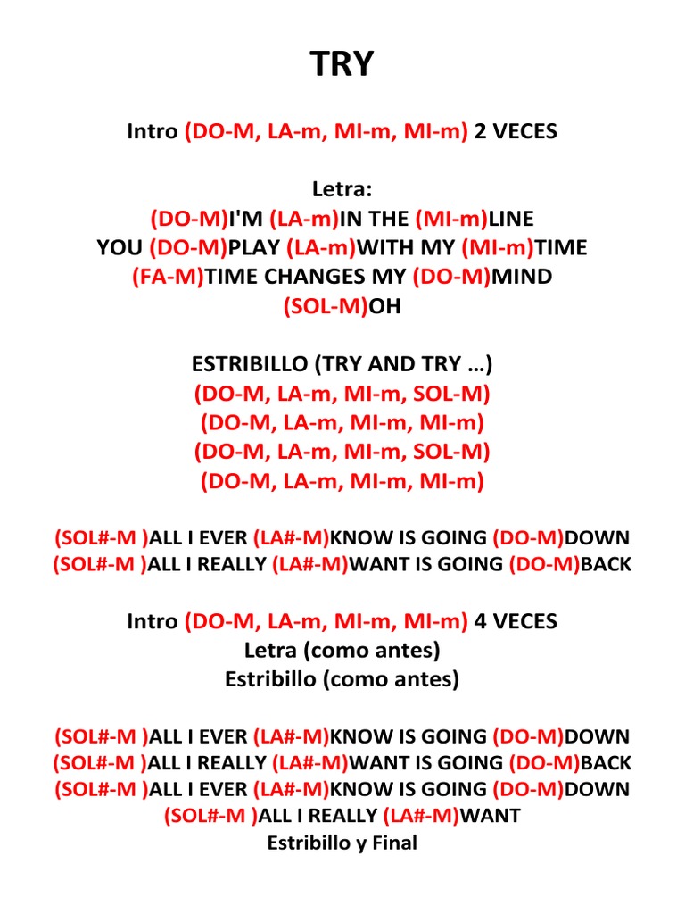 Song Lyrics and Structure Guide | PDF | Language Arts & Discipline