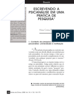 Escrevendo a psicanálise em uma prática de pesquisa.pdf