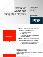 Network Formation With Myopic and Farsighted Players: Chenghong Luo Ana Mauleon Vincent Vannetelbosch Working Paper, 2018