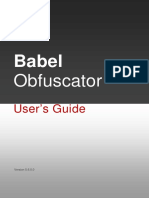 Babel Obfuscator UserGuide