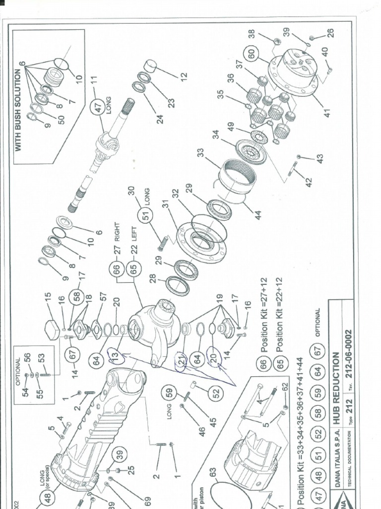 Dana Axle Parts (Manitou)