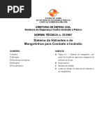 NT 022 - Sistemas de Hidrantes e de Mangotinhos p Comb a Incêndio Antiga