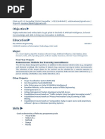 Banking CV