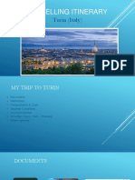 Travelling Itinerary: Turin (Italy)