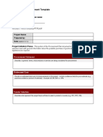 Procurement Management Template