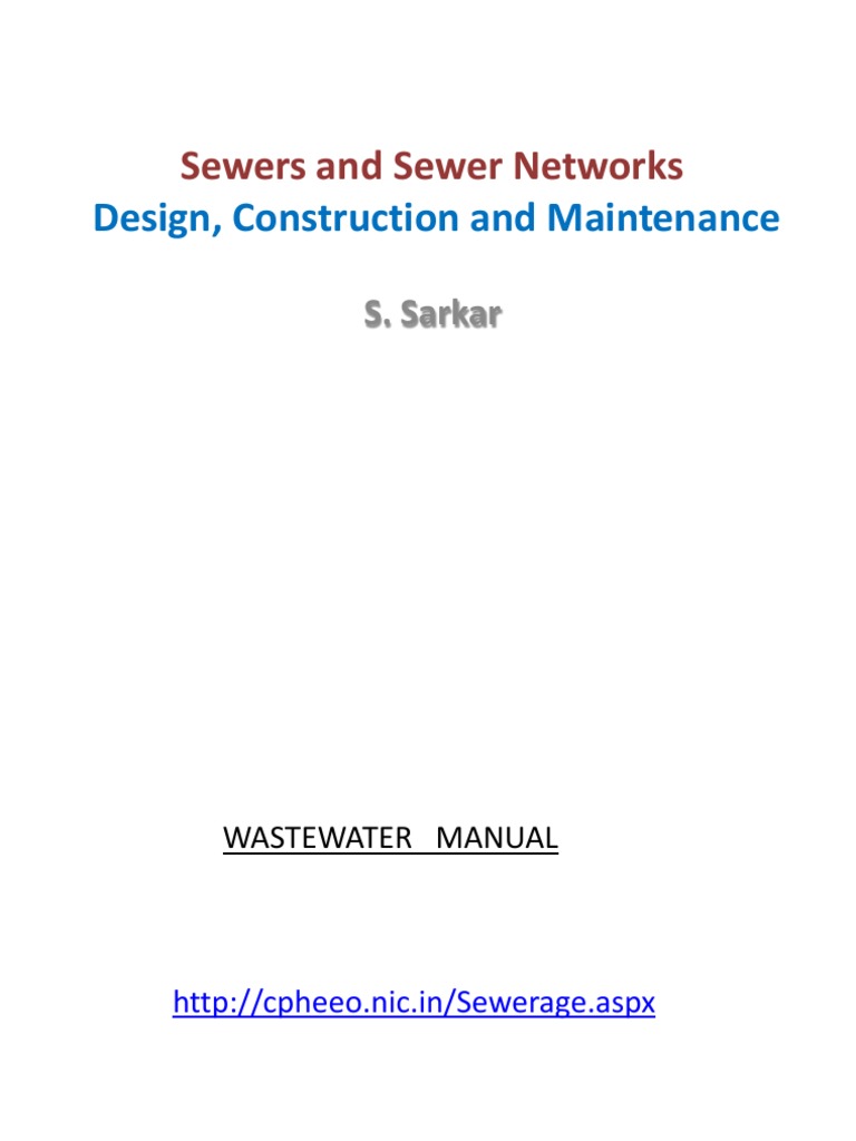 Sewer Design and Maintenance Guide | PDF | Sanitary Sewer | Combined Sewer