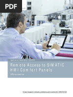 Simatic HMI Remote Access