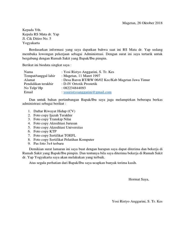 Surat Lamaran Dr. Yap PDF