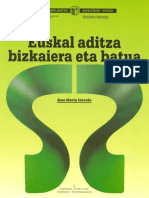 Euskal Aditza Bizkaiera Eta Batua PDF