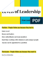 Five Levels of Leadership