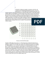 LED Matrix Scanning Functional Description