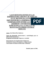 El Banco Santander Central Hispano y La Caixa