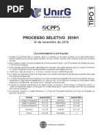 Unirg - 2019-1 - Tipo - 1