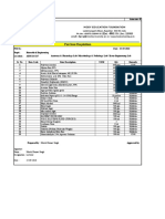 Purchase Requisition: Glycine Pure 99%