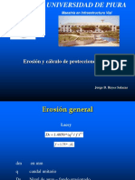 Erosion Local y General, Cálculo Protecciones Ribereñas PDF