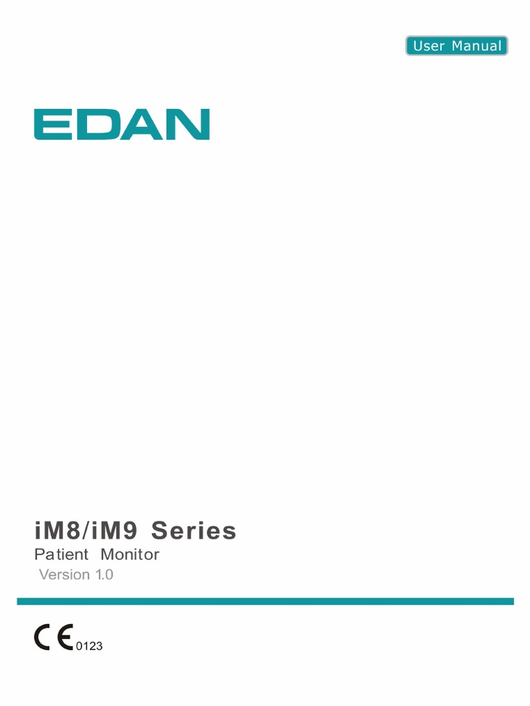 01.54.455475 IM8 & IM9 Series Patient Monitor User Manual-1.0 | PDF ...