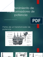 Mantenimiento de Transformadores de Potencia