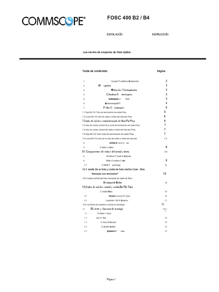Commscope en Es | PDF | Tornillo | Naturaleza