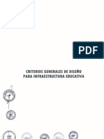 Norma Tecnica Criterios Generales de Diseno para Infraestructura Educativa PDF
