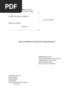 Download Michael Cohen sentencing memo SDNY by LawCrime SN395178094 doc pdf
