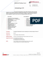 601 Planning & Scheduling in P3: Oracle Primavera Authorised Training Course
